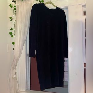 Zara black sweater dress